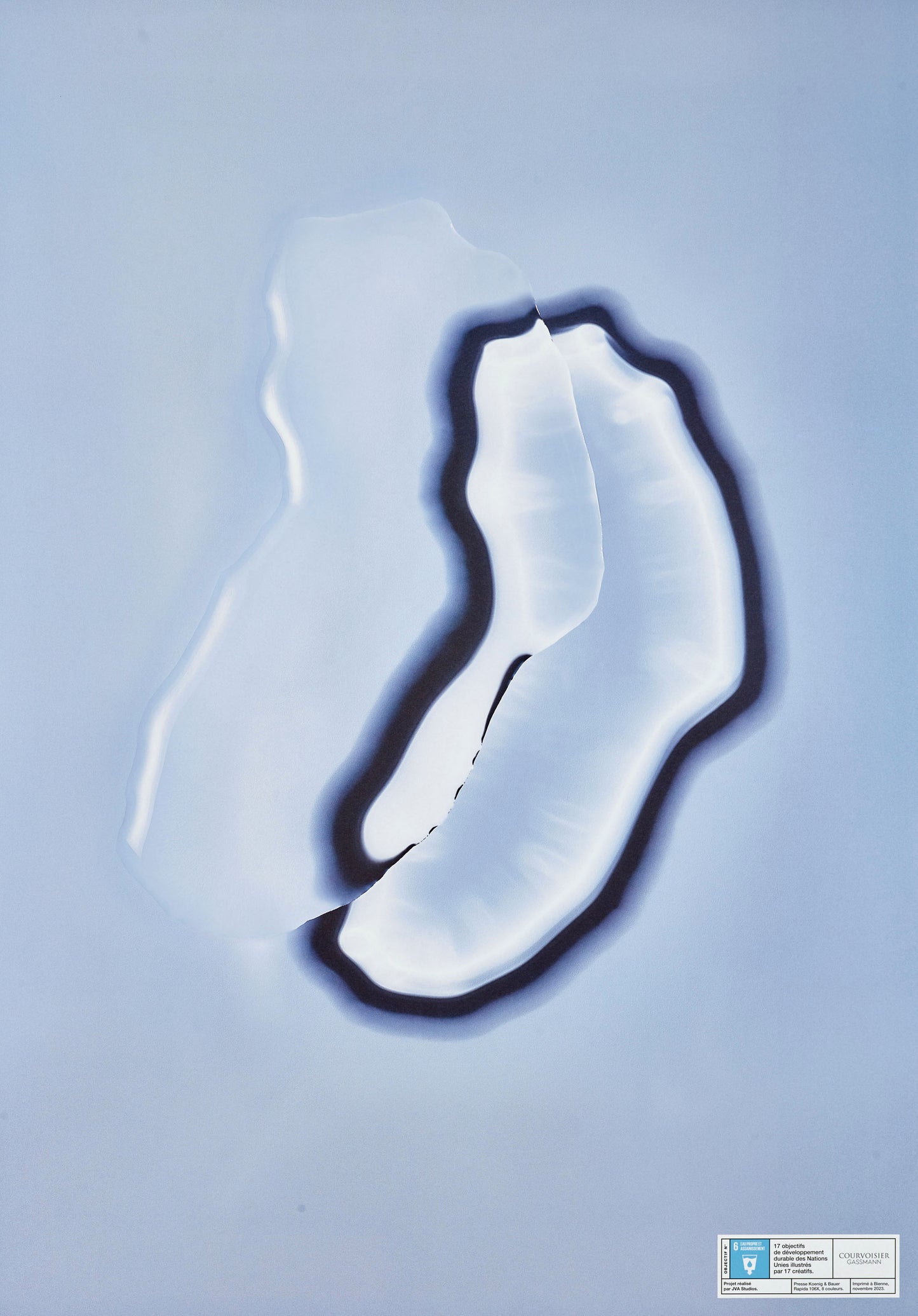 Affiche ODD6: Eau propre et assainissement - par JVA Studios