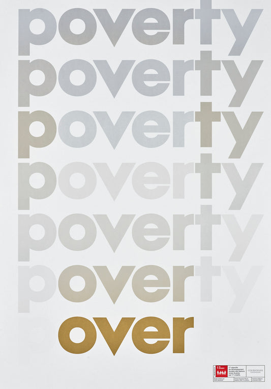 Affiche ODD1: Pas de pauvreté - par Chris Gautschi
