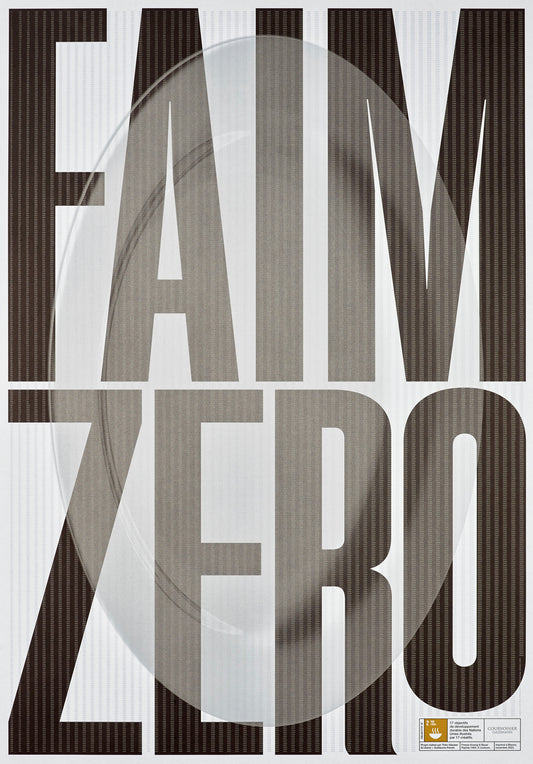 Affiche ODD2: Faim « zéro » - par Théo Glauser + Guillaume Perret